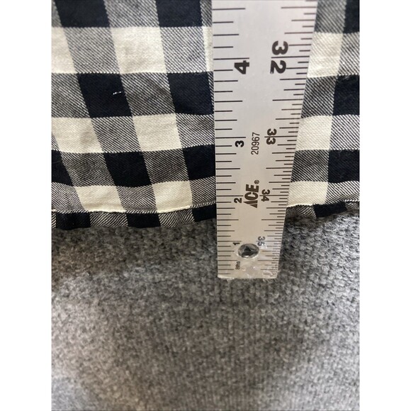 Forever 21 Checkered Button Up Shirt Women’s Small Long Sleeve Plaid - Picture 4 of 8